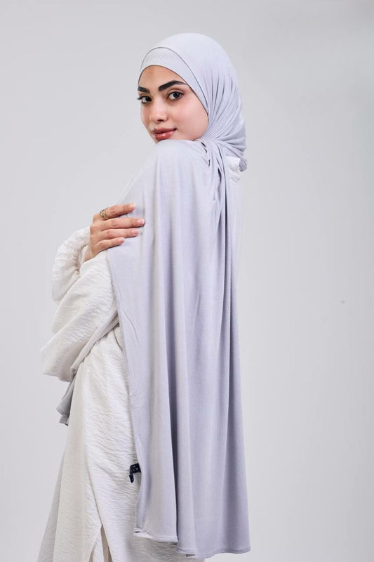 Easy hijab with bandana (Grey)
