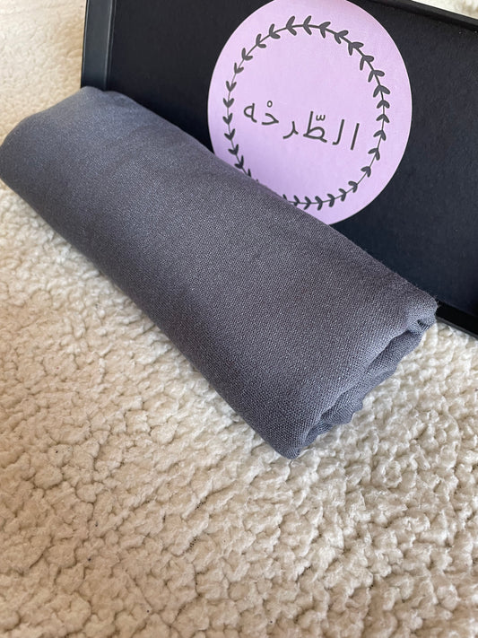 Preimum modal hijab (dark grey)