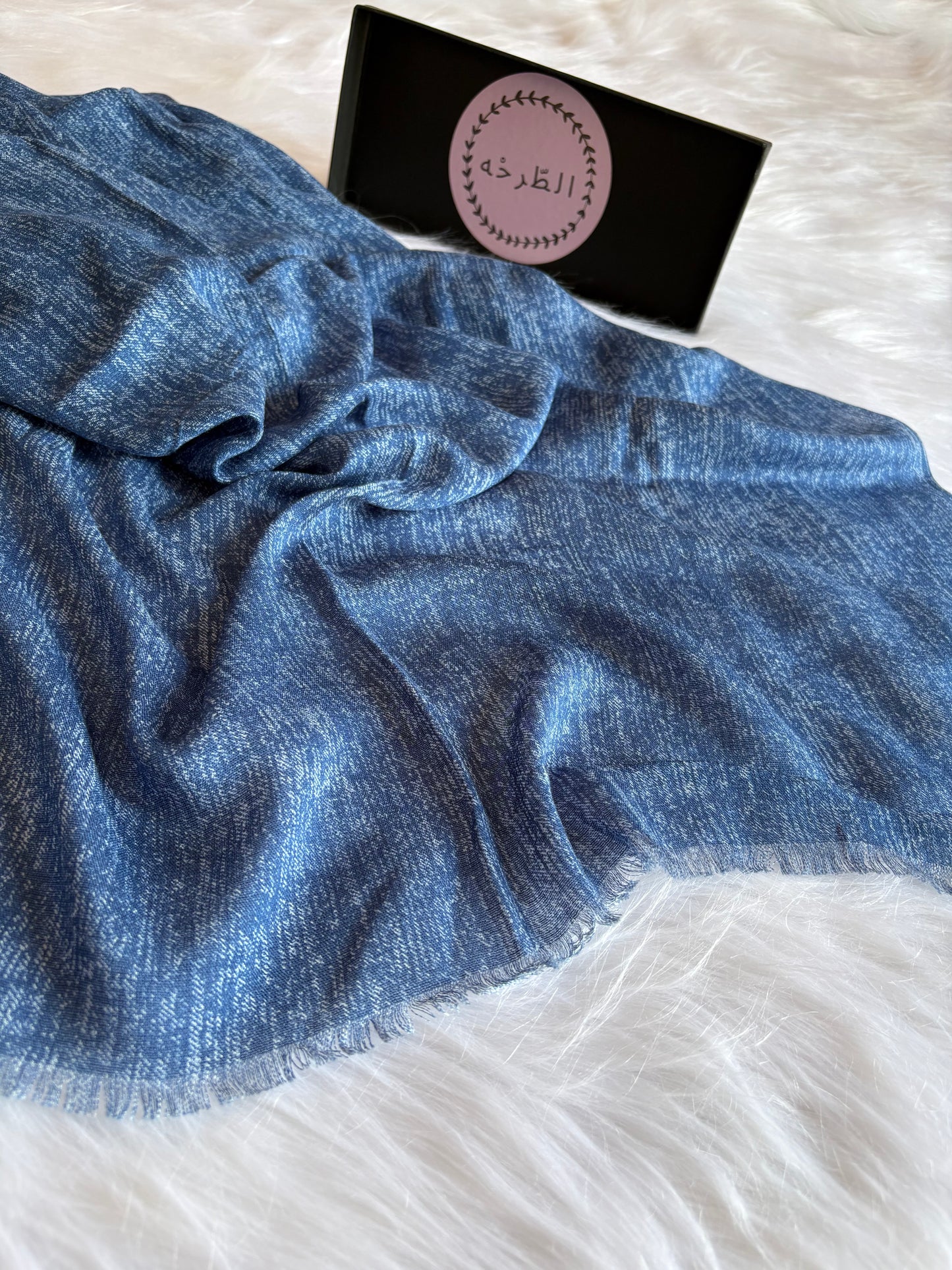 Premium linen cotton ( soft Blue)
