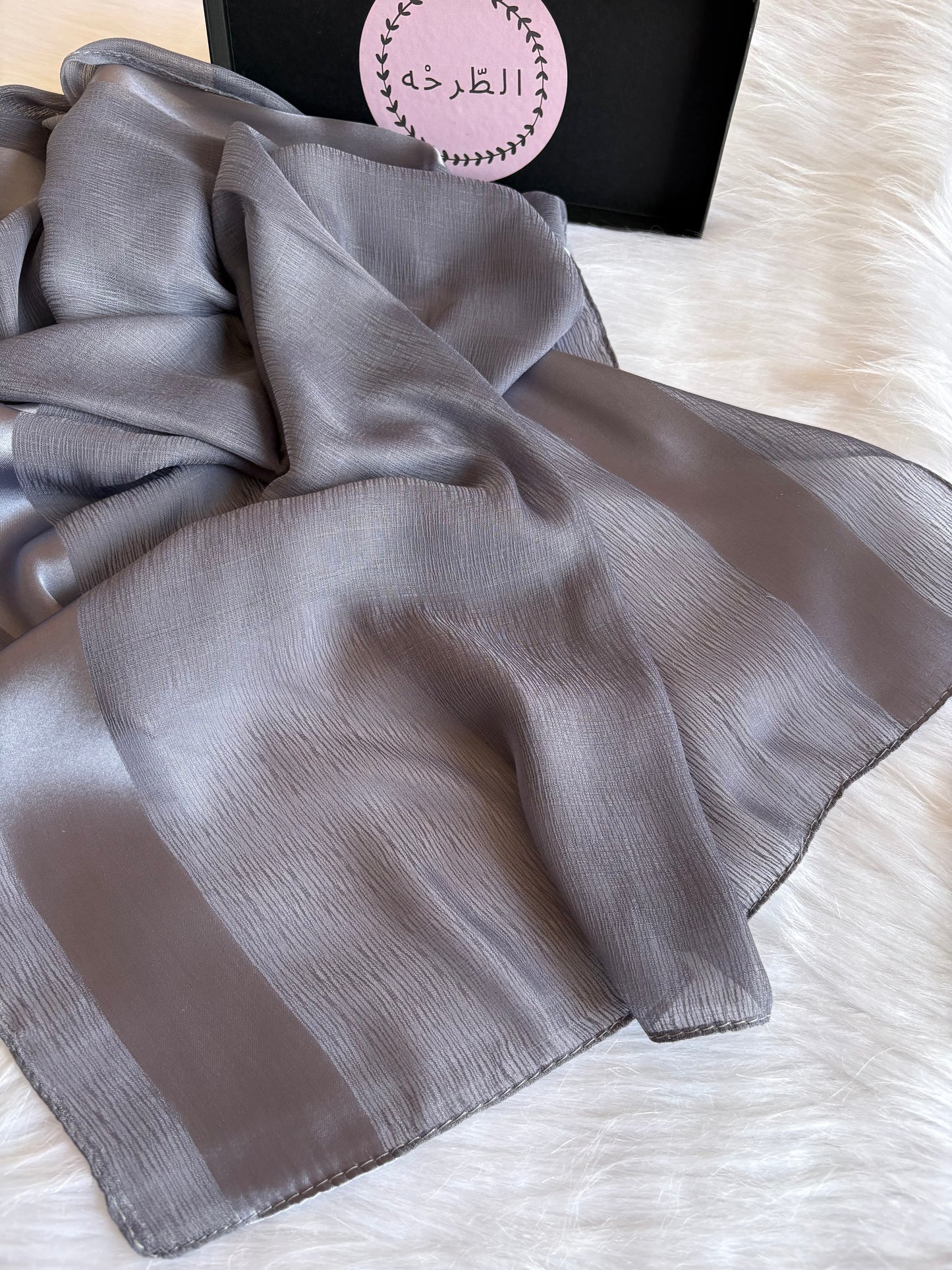 Premium Soft chefon ( grey)