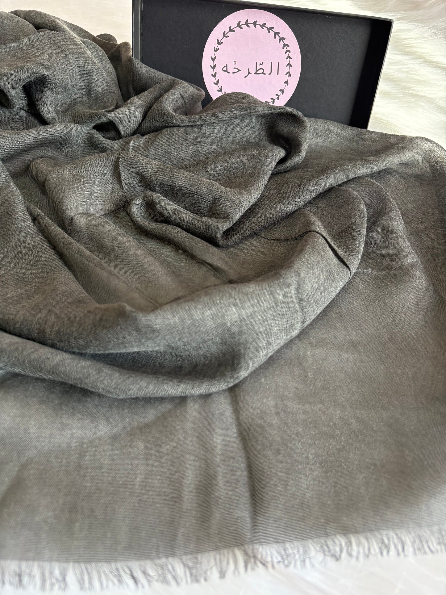 Premium linen cotton ( Grey)