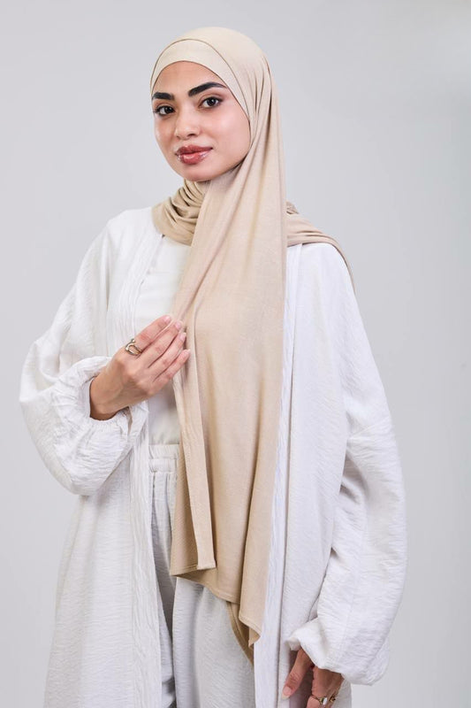 Easy hijab with bandana (Biege)