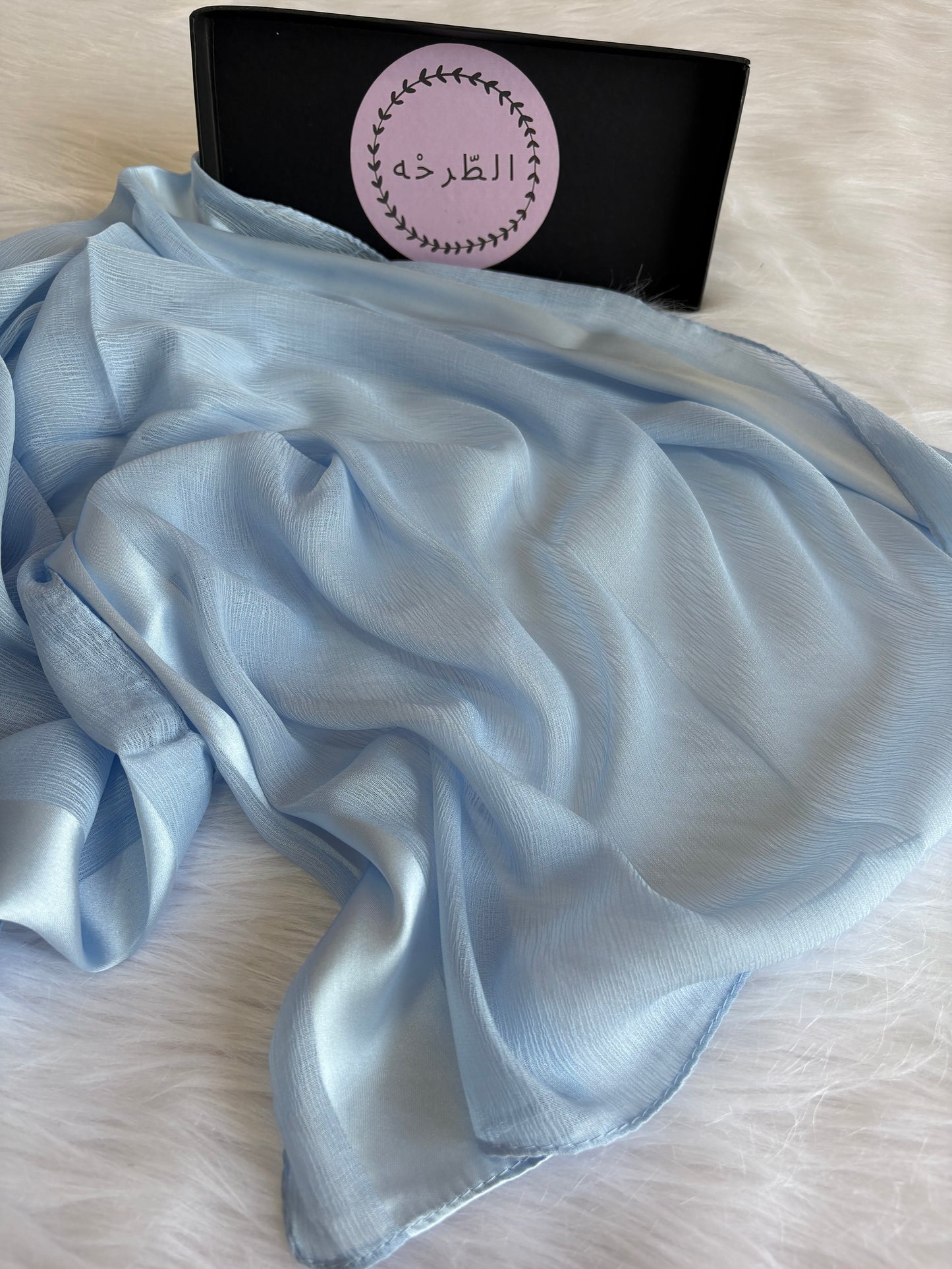 Premium Soft chefon ( Baby Blue )