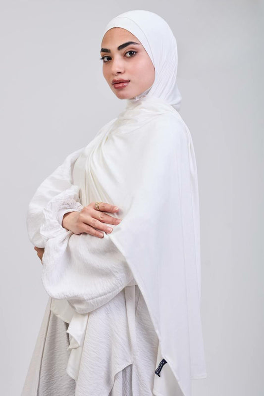 Easy hijab with bandana (Off white)