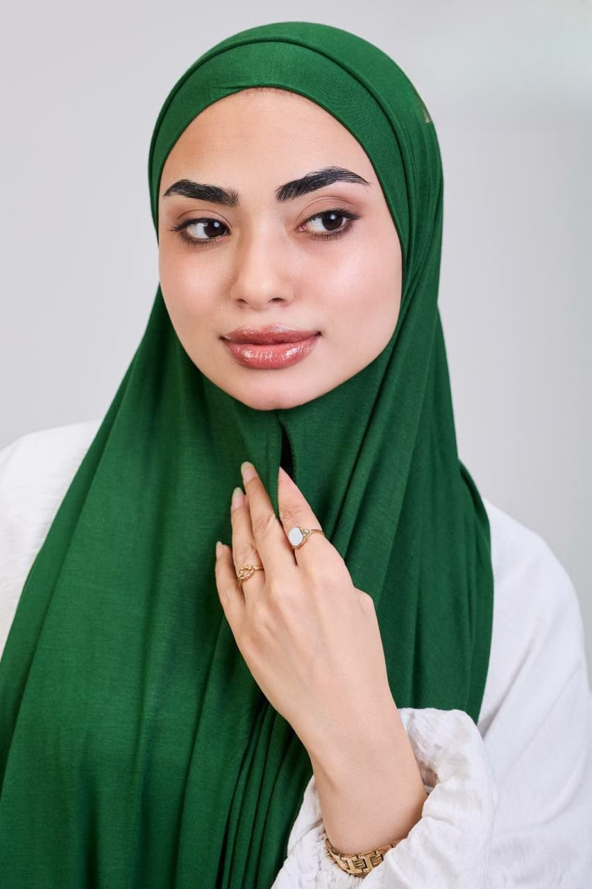 Easy hijab with bandana (green)