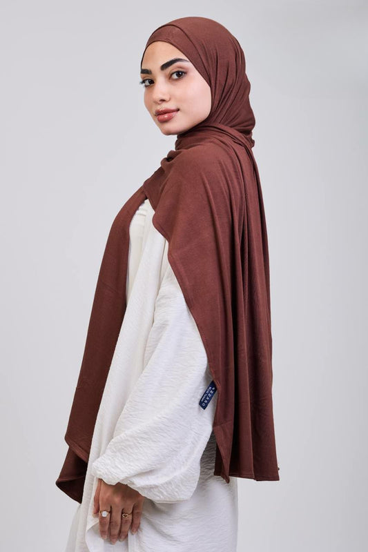 Easy hijab with bandana (Brown)