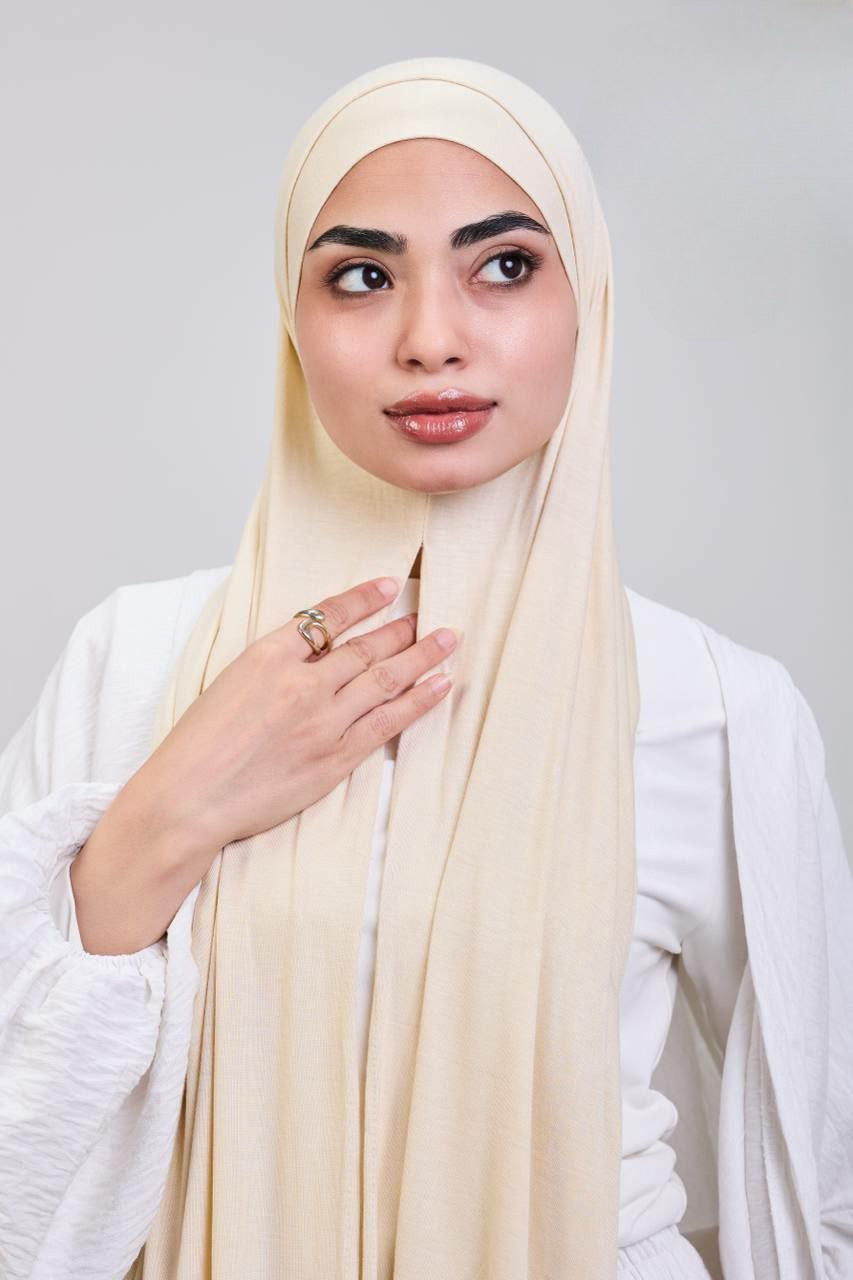 Easy hijab with bandana (Vanila)