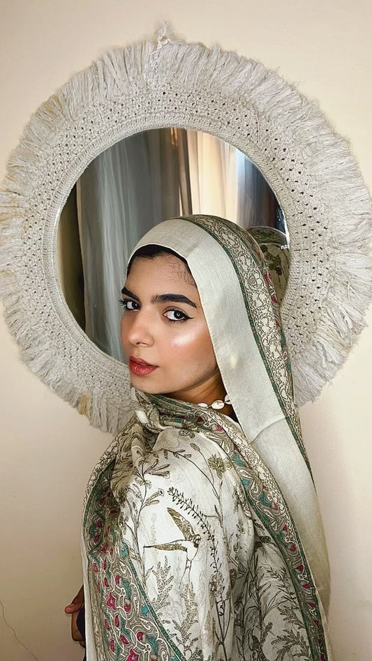 Printed Modal Hijab (Bird)