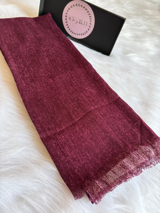 Premium linen cotton (Burgandy)