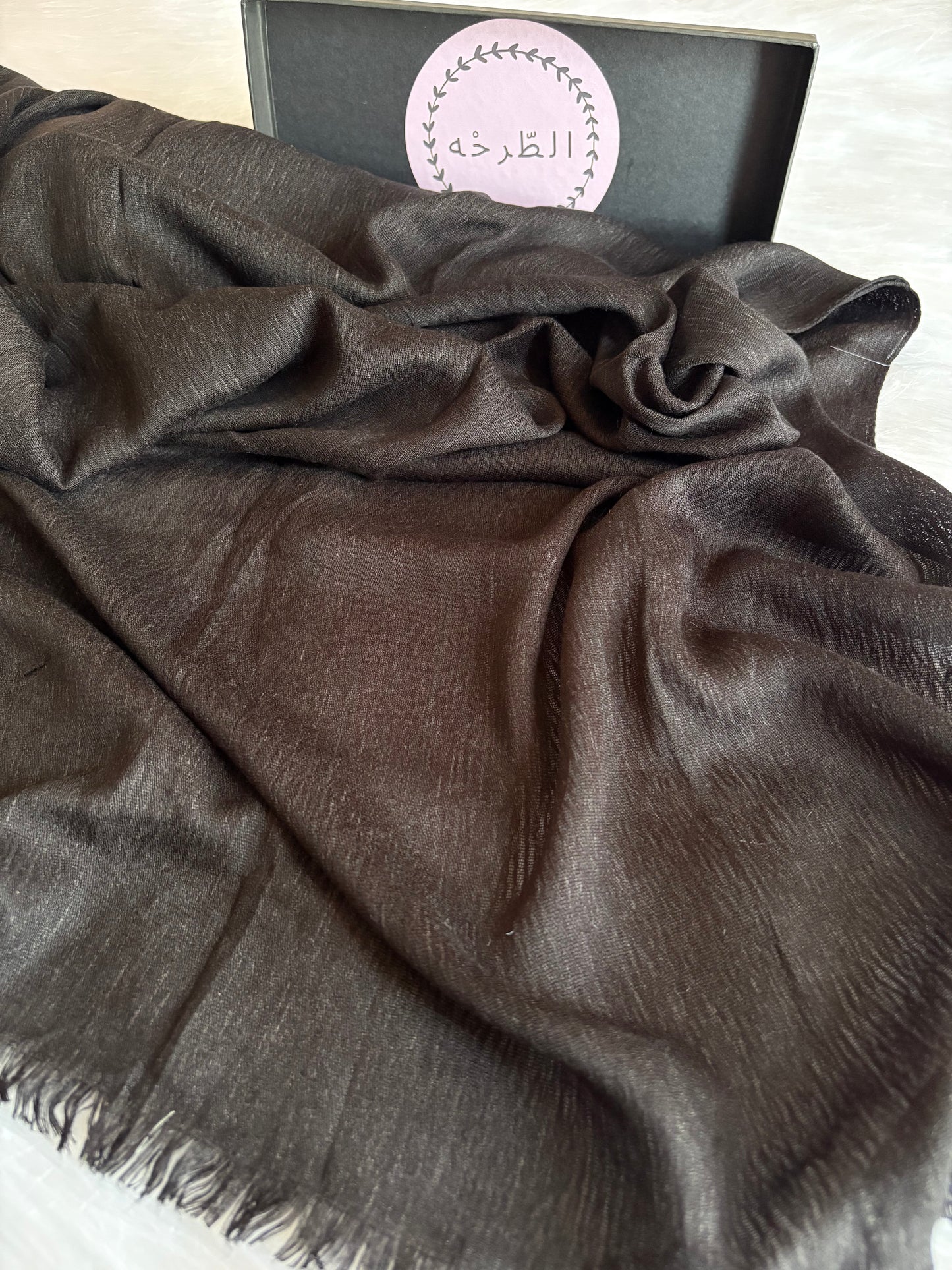 Premium linen cotton (Black)