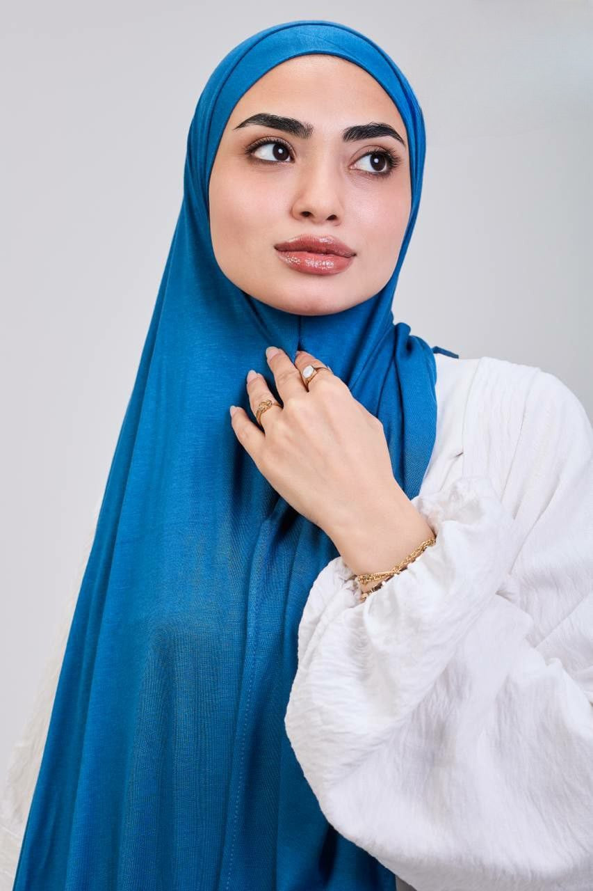 Easy hijab with bandana (Light Blue)