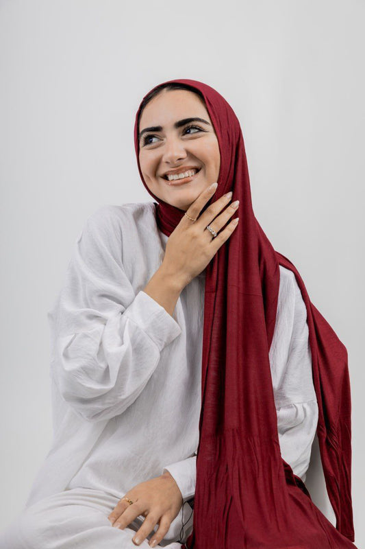 Jil scarf (Burgandy)