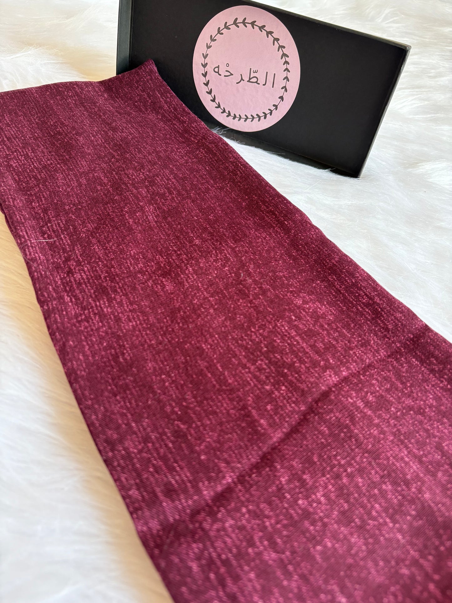 Premium linen cotton (Burgandy)