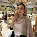 Messy Chiffon Hijab ( Ash Brown )