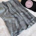 Colourful Linen Scarf ( Mix Grey )