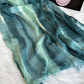 Colourful Linen Scarf ( Mint )
