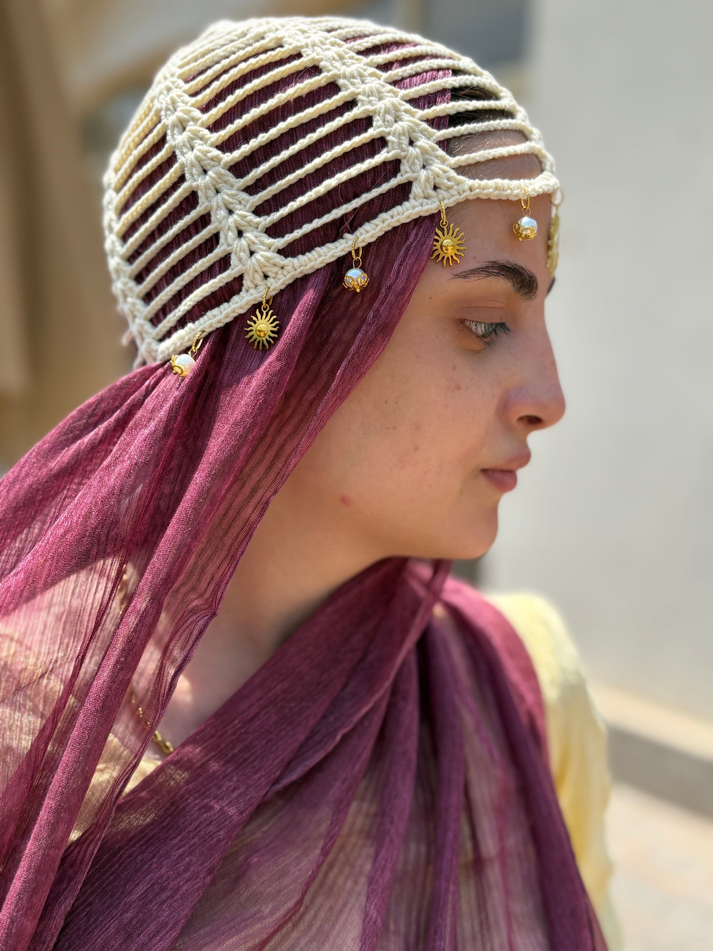 Mesh Hat (  Rising Sun )