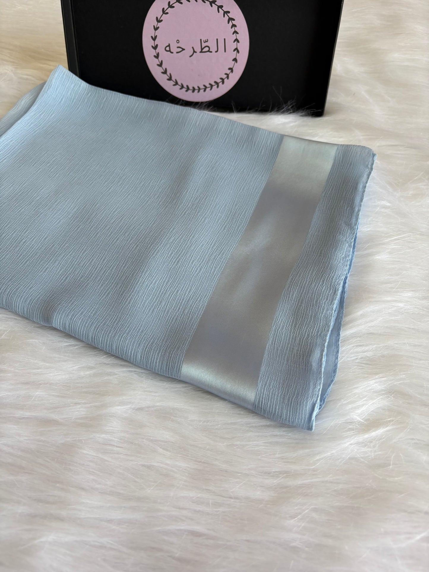 Premium Soft chefon ( Baby Blue )