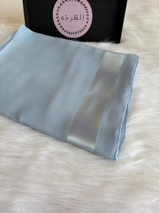 Premium Soft chefon ( Baby Blue )