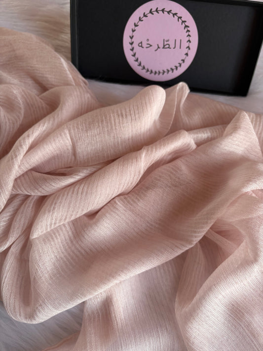 Messy Chiffon ( Powder Pink )