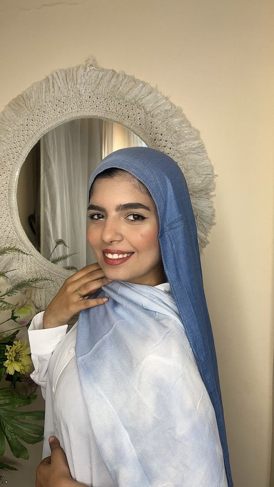 Printed Modal Hijab (Sea)