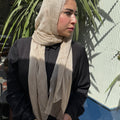 Messy Chiffon ( Beige )