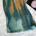 Colourful Linen Scarf ( Terquise )