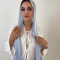 Messy Chiffon Digerdee ( Baby blue * Powder pink )