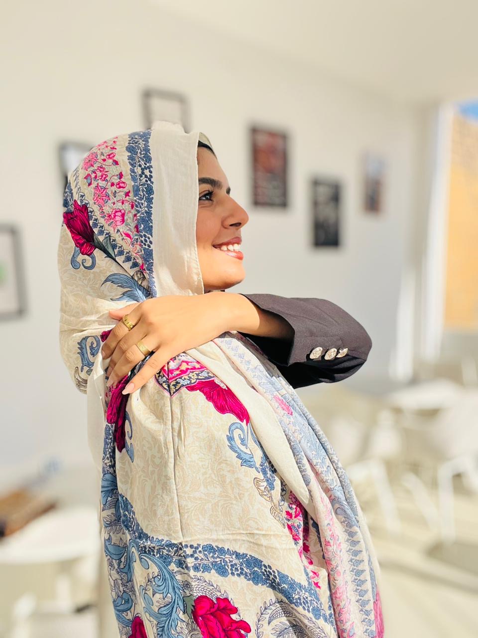 Printed Modal Hijab ( Aster )