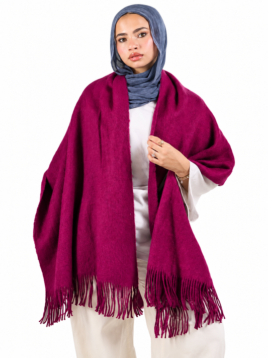Winter Shawl  ( Fuchiaa )