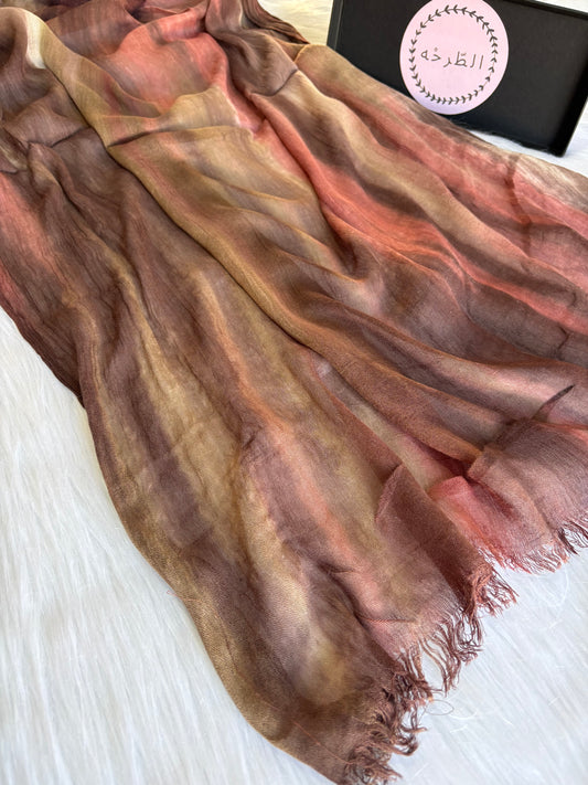 Colourful Linen Scarf ( fall )