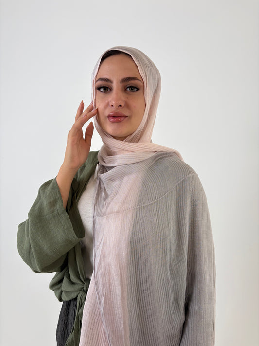 Messy Chiffon Digerdee ( Powder pink * Light lvander )