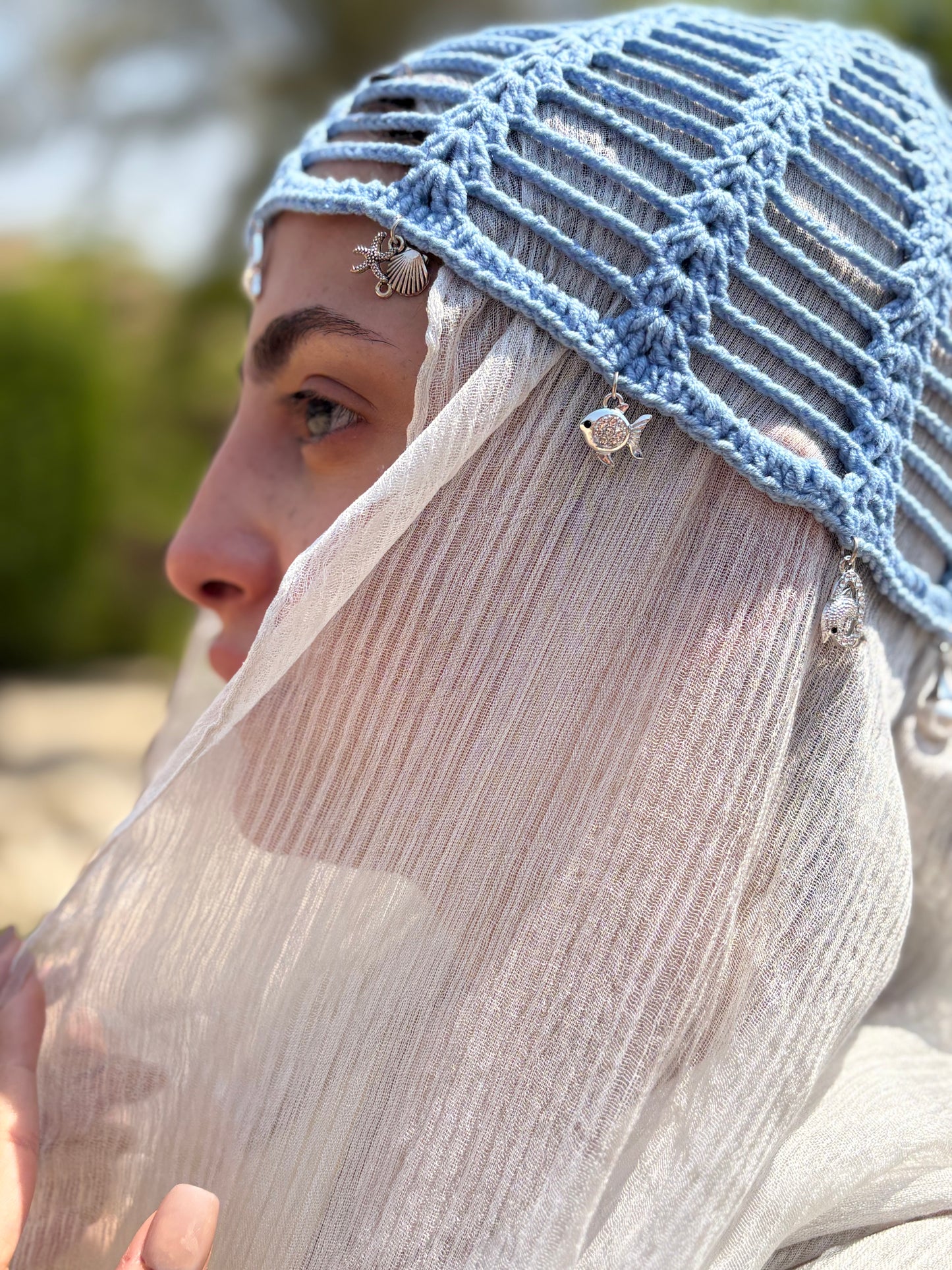Mesh Hat ( Dolphin )
