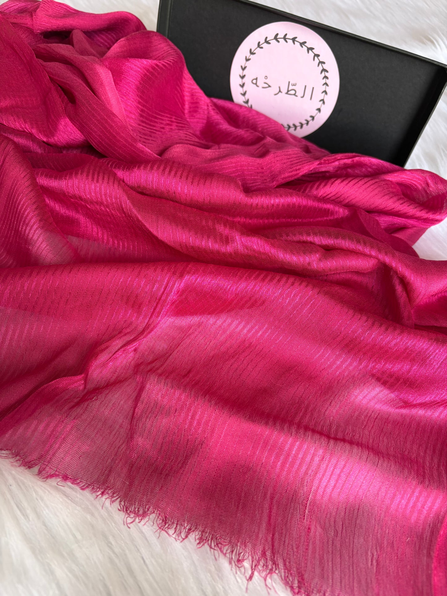 Messy Chiffon ( Fushia )