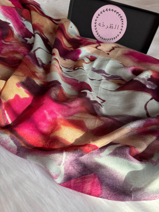 Printed Modal Hijab ( colourful )