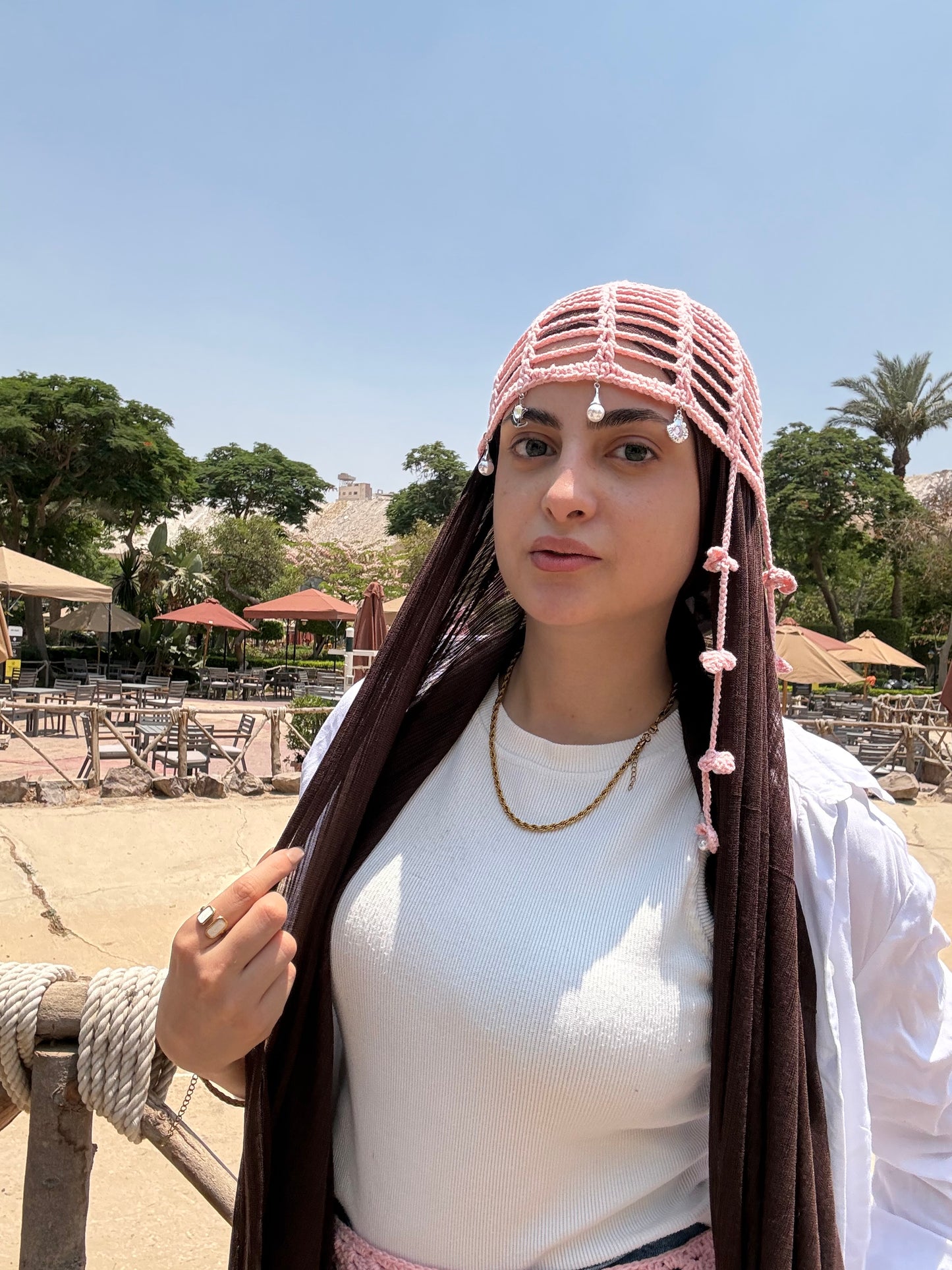 Mesh Hat ( Pink )