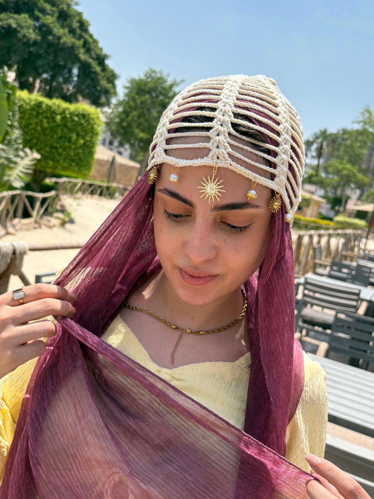 Mesh Hat (  Rising Sun )
