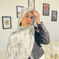 Printed Modal Hijab ( Scratch Flower )