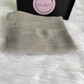 Ruffled Linen Hijab ( Soft Gray )