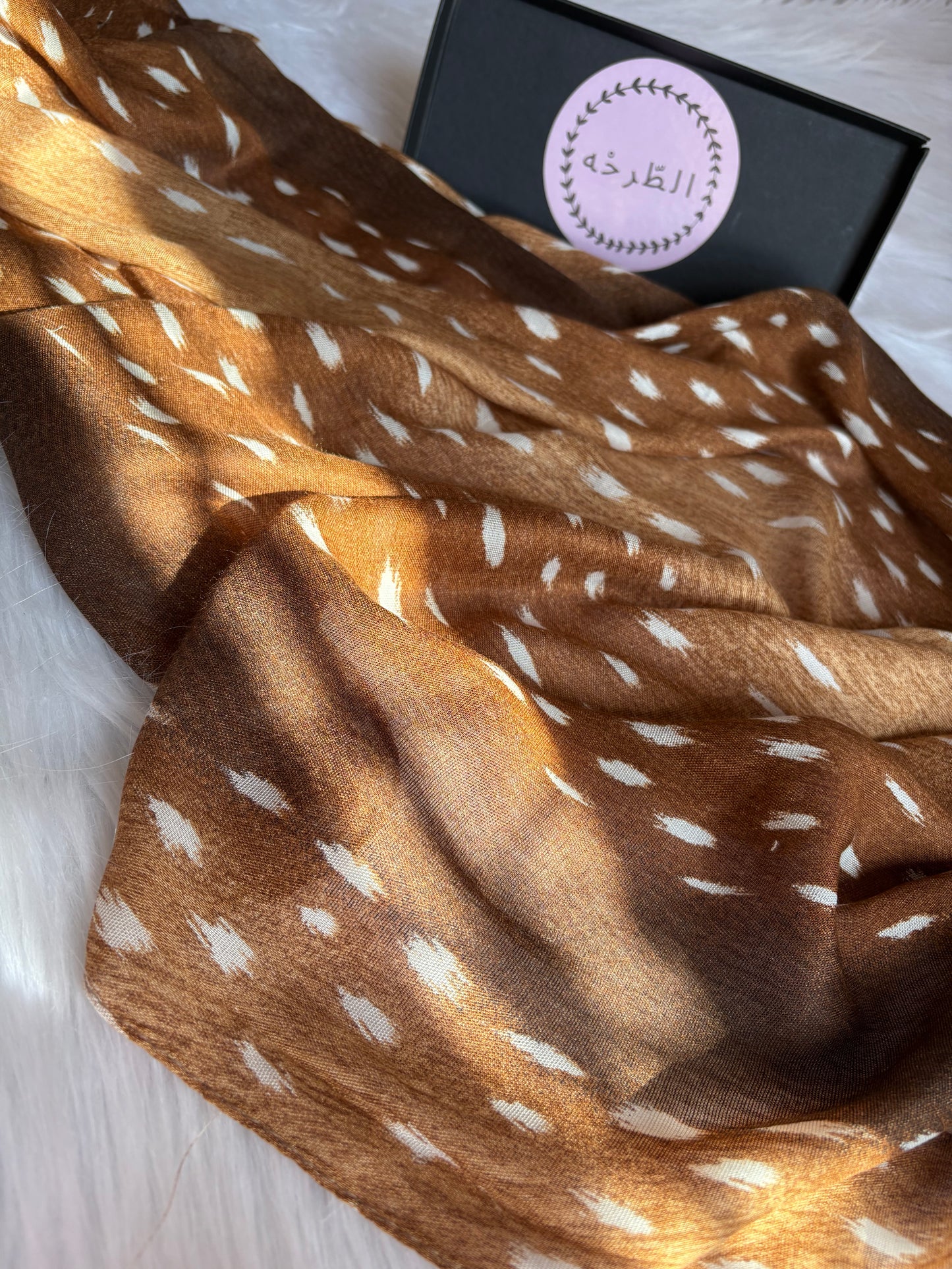 Printed Modal Hijab ( Deer )
