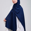 Easy hijab with bandana (Dark blue)