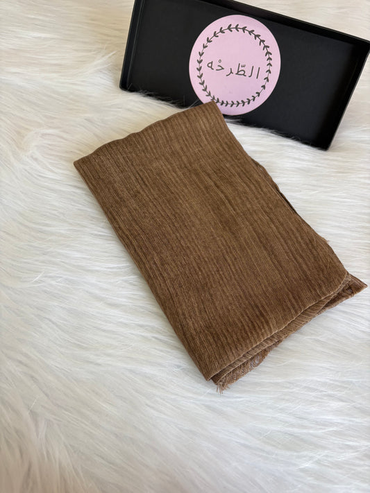 Messy Chiffon ( Brown )