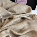 Ruffled Linen Hijab ( Ash Brown)
