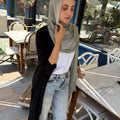 Messy Chiffon Hijab ( Light Green )