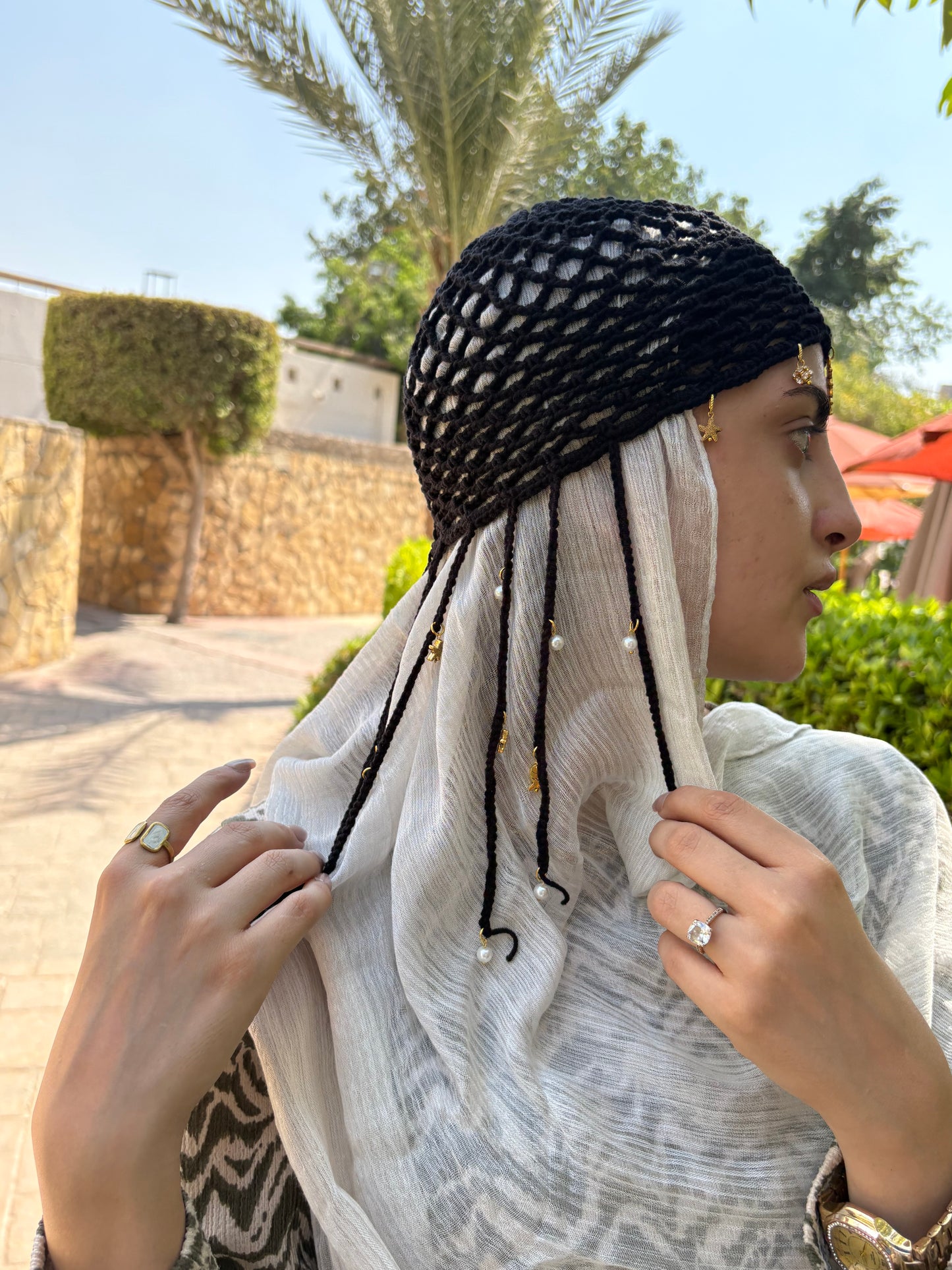 Mesh Hat ( Black Fish )