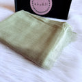 Ruffled Linen Hijab ( Pestachio)