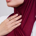 Easy hijab with bandana (Burgandy)