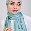 Easy hijab with bandana (Mint green)