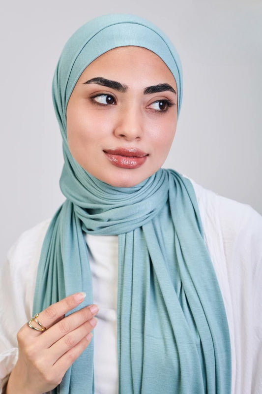 Easy hijab with bandana (Mint green)