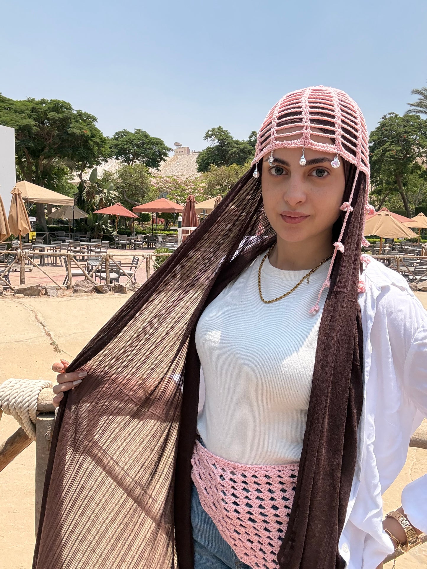 Mesh Hat ( Pink )